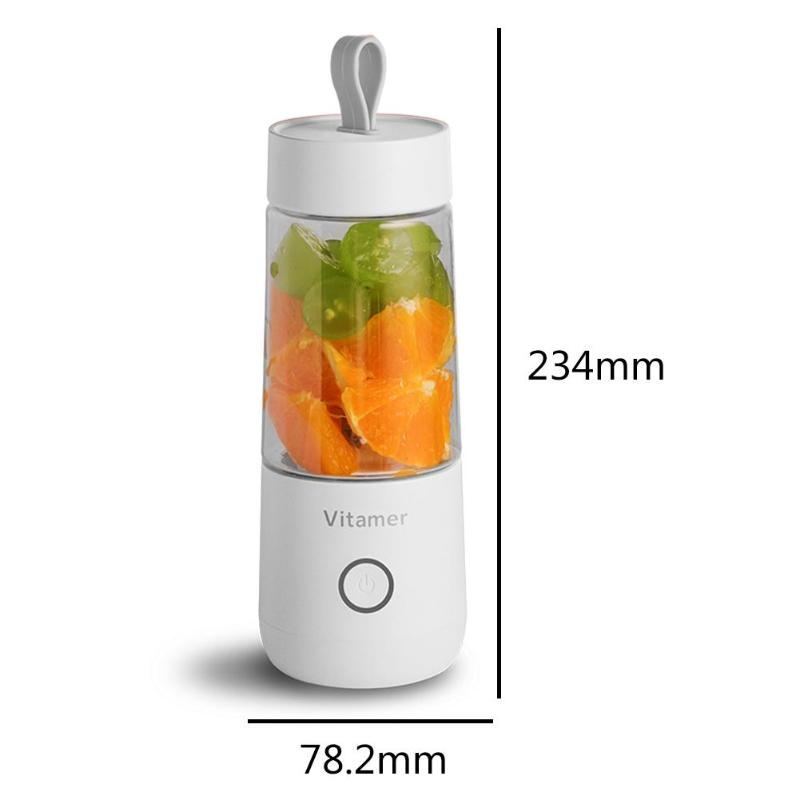 Bärbar Mixer Juicer med USB-uppladdningsbar